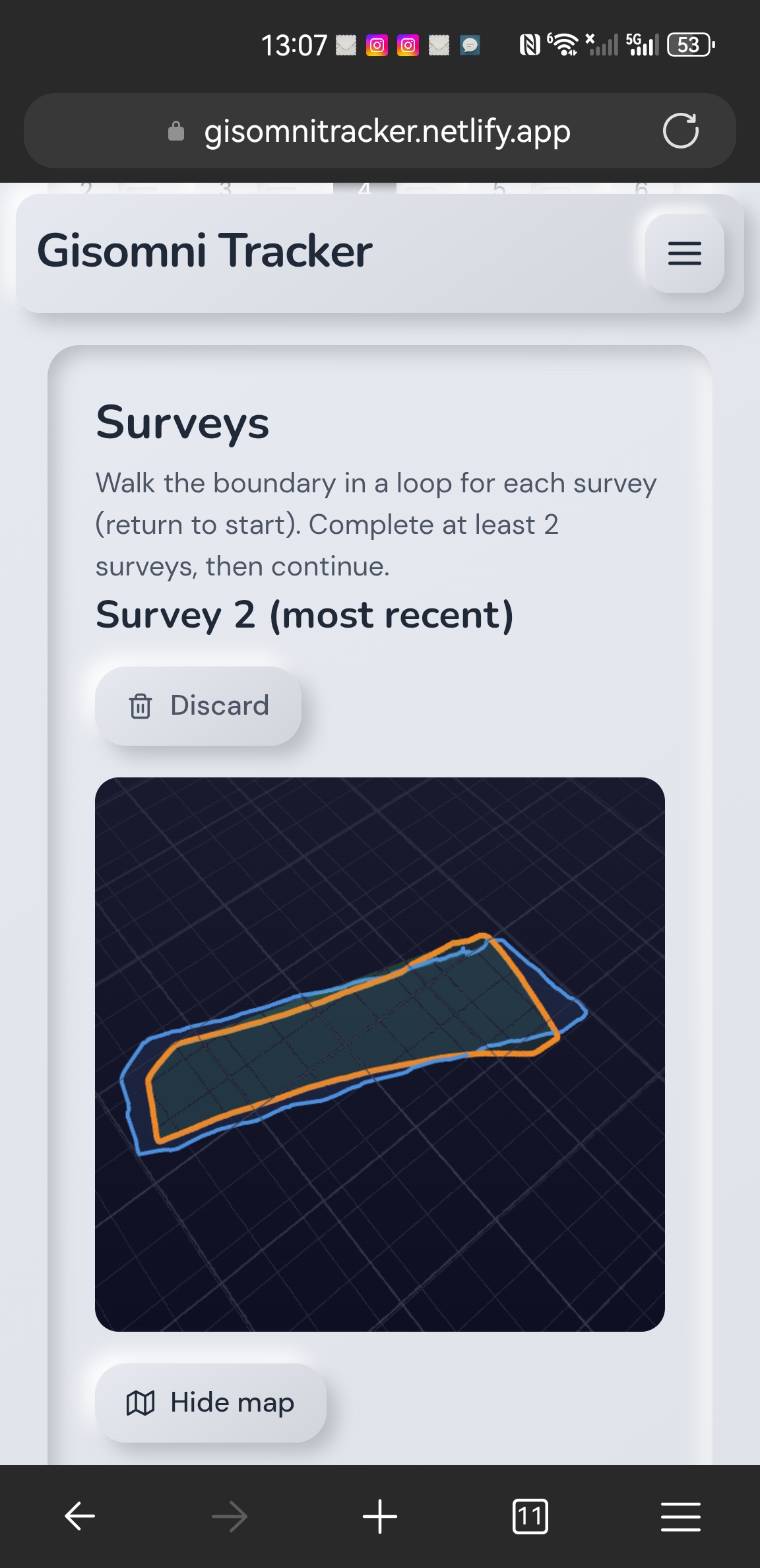 Omni Tracker 2D plot